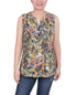 NY Collection Petite Sleeveless Pintucked Blouse